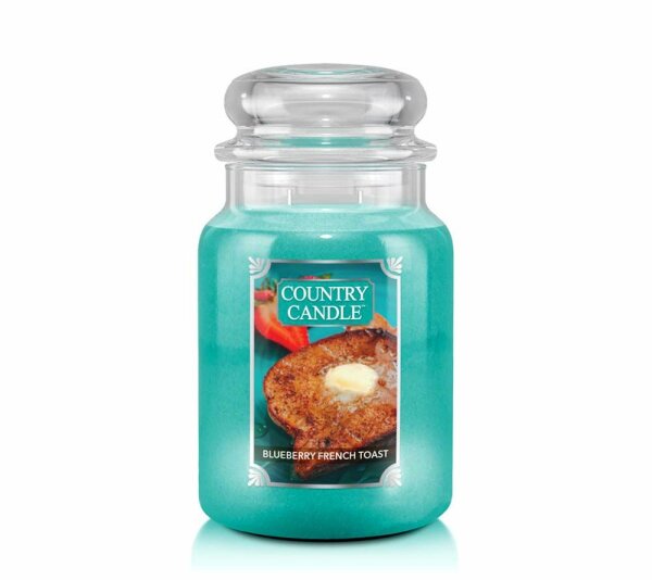 Country Candle Blueberry French Toast (23 oz-Glas, 2-Docht)