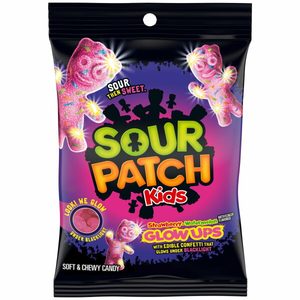 Sour Patch Kids Strawberry-Watermelon Glow Ups 87g -MHD:  08.03.2026-