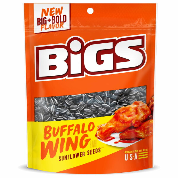 Bigs Sunflower Seeds Buffalo Wings Flavor 152g -MHD:  10.09.2025-